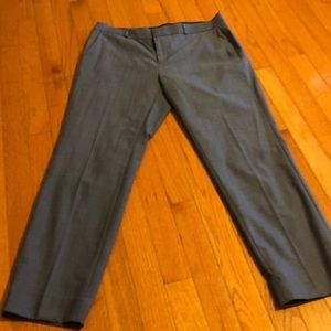 Women’s Banana Republic Avery blue crop wool pants sz 6.